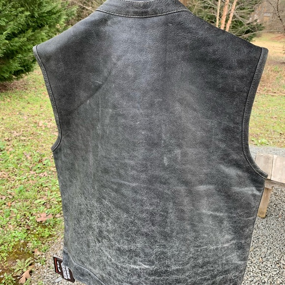 Men’s Tombstone Gray Club Vest, Conceal Carry - Picture 2 of 2